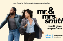 Promotional banner for Mr. and Mrs. Smith: marriage is their most dangerous mission