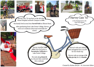 Harvey Cain ’52 Visits Lake Forest College
