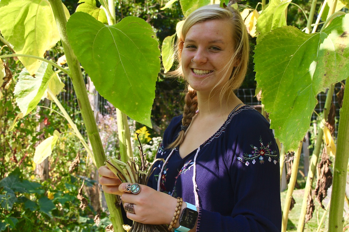 Campus garden growing under students’ green thumbs