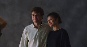 Zendaya and Robert Pattinson pose for a picture
